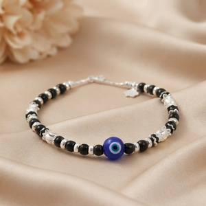 Chaîne de cheville DIVYORO en argent en forme d'œil - Product Image 2
