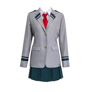 High Quality Women Anime Cosplay School Uniform Blazer Skirt Ribbon Costume - Product Image 2