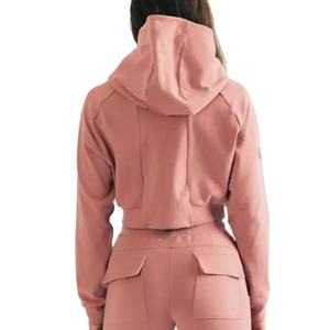 Venta al por mayor, fabricante de chándal con logotipo personalizado, jersey de entrenamiento para mujer, conjuntos deportivos, sudadera personalizada de manga larga para mujer 2026 - Product Image 3