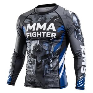 MAA Rash Guard Multi, Calidad Premium, Precio Accesible, Mejor Fabricante, Impresión por Sublimación, Etiqueta Personalizada, Rash Guards para MMA - Product Image 3