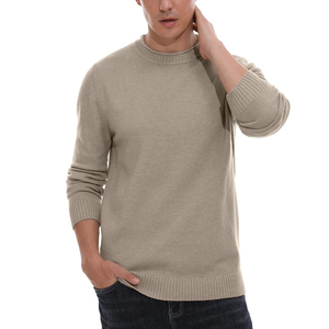 Pull tricoté personnalisé pour homme, chaud et décontracté, avec fermeture éclair intégrale, coupe ample, pour l'automne et l'hiver, vêtements d'extérieur, vente en gros - Product Image 3