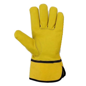 JNM SAFETY ถุงมือนิรภัยอุตสาหกรรม รุ่น JNM-6298 หนัง 11 ออนซ์ ข้อมือกันกระแทกแบบเรียบ ป้องกันการบาด/กันลื่น ทนความร้อน ทนทาน - Product Image 2