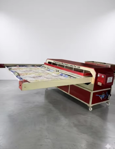 Impression Machinery India Cloth Cutting <b>Machine</b> 101x152cm Double Station Automatic for Rugs and Beddings Cotton Material - Product Image 2