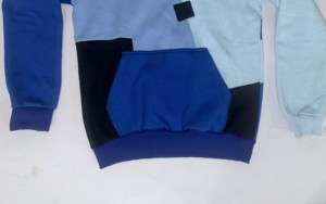 Sweat à capuche homme AFI Sport Wears, color block, manches classiques, hiver, respirant, éco-responsable, 420g, en molleton bouclette français - Product Image 3
