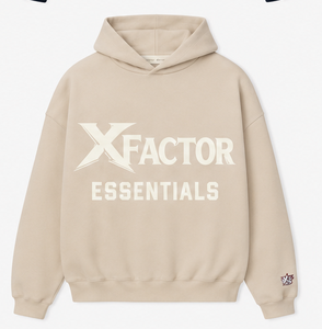 เสื้อฮู้ดโอเวอร์ไซส์ผู้ชาย XFactor Essentials ผ้าฝ้ายเฟรนช์เทอร์รี่ สวมใส่สบายๆ สำหรับฤดูใบไม้ร่วง พิมพ์ลายโลโก้ด้านหน้า - Product Image 5