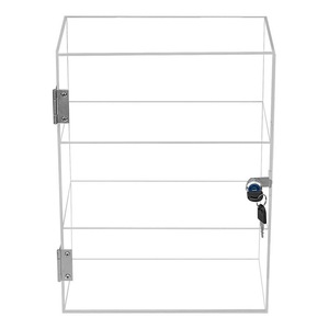 Caja de exhibición de gafas acrílica moderna y personalizada con elegante soporte de encimera Ideal para organizar accesorios de gafas de sol - Product Image 6
