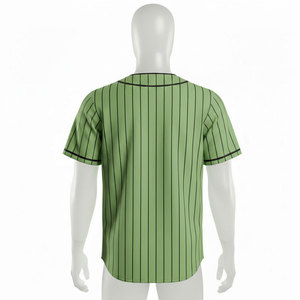 Custom Logo Men Baseball Jersey <b>Referee</b> Shirt Softball Uniform Tackle Twill Embroidery Stitched Breathable Baseball Uniform - Product Image 2