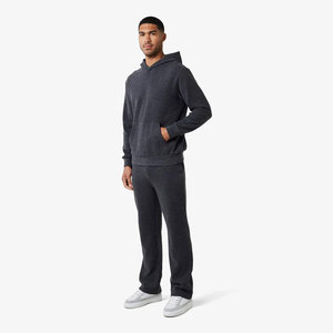 Ensemble de survêtement unisexe en gros : sweat à capuche et pantalon de jogging, coupe décontractée, tissu doux, tenue décontractée quotidienne, usine OEM ODM - Product Image 4