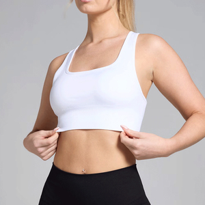 Soutien-gorge de sport pour femme, design dernier cri, fabrication professionnelle, impression de logo personnalisée, maintien élevé à l'avant, écologique et léger - Product Image 2