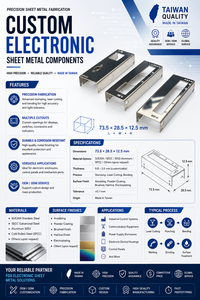 Custom CNC Machined Stainless Steel Enclosure <b>Smart</b> <b>Electronics</b> PCBA Control Module Housing 73.5 x 28.5 x 12.5 mm - Product Image 4