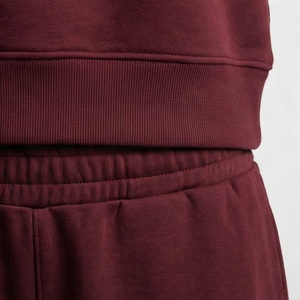 Women's 2 Piece <b>Knitted</b> Solid Color Short Sleeve Top and Above Knee Shorts <b>Set</b> with Stand Collar and Zipper Casual Wear - Product Image 5