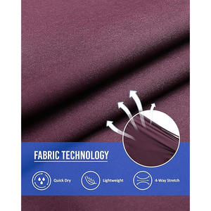 Shorts de sport décontractés pour hommes en tissu éponge, anti-plis, séchage rapide, avec ourlet fendu, taille élastique, respirants, pour le yoga, avec poches pratiques - Product Image 2