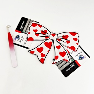 Lucky <b>Lash</b> Tools Custom Arrival Bow Heart Print Acrylic <b>Lash</b> Tiles Eyelash Extension Pallet New Butterfly <b>Magnetic</b> Reusable <b>Lash</b> - Product Image 3