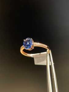 Blue Sapphire <b>Ring</b> Sterling Silver <b>Ring</b> September Birthstone Women Jewelry Minimalist <b>Ring</b> Gift For Her Elegant Fashion - Product Image 4