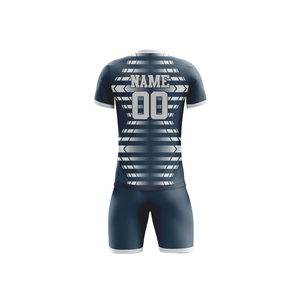 Tenues de football personnalisées de haute qualité pour hommes 2026, motif uni avec nom d'équipe, fabriquées par un service OEM du Pakistan - Product Image 5