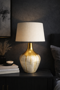 โคมไฟทรงกลมอะลูมิเนียมปรับได้สไตล์ยุโรป สีทอง เป็นมิตรกับสิ่งแวดล้อม พร้อมผ้าคลุมทรงกลมอะลูมิเนียมปรับได้ สีทอง สไตล์ยุโรป - Product Image 3