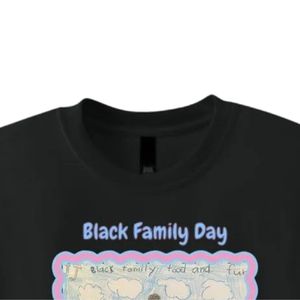 T-shirt Jack and Jill Black Family Day 2025 pour hommes et femmes, assorti pour réunion de famille, décontracté, confortable, en coton, vêtements pour événements - Product Image 2