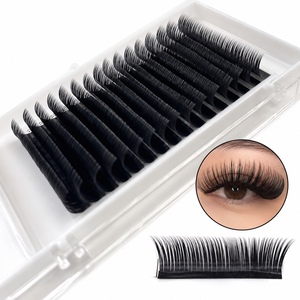 Vietnam quality Premium <b>Mink</b> <b>Eyelash</b> <b>Extensions</b> individual easy to fan curl D 0.05mm soft natural - Product Image 1