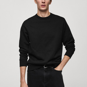Sweat-shirts vierges personnalisés de haute qualité, impression de logo, vente en gros, 100% coton, pull-over épais pour hommes, col rond - Product Image 1