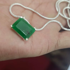 jade stone necklace green gemstone necklaces necklace with green sapphire necklace Best Price Handmade For Women Jewelry - Product Image 3