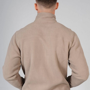 High Collar Long Dyed Outdoor Fleece <b>Jacket</b> <b>Men's</b> Winter Warm Breathable Thermal Hiking Hooded - Product Image 2