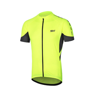Maillot de Ciclismo Duradero de Corte Ajustado con Dobladillo Antideslizante y Paneles de Malla Transpirable para Máximo Confort Durante Cicladas en Carretera - Product Image 1