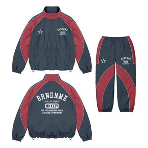 Premium Men Athletic Tracksuit Set Casual Sportswear Running <b>Jogging</b> <b>Suit</b> Polyester Activewear - Product Image 2
