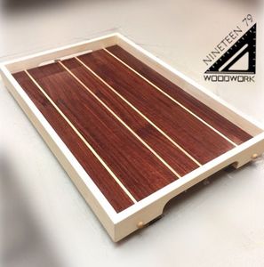Plateau de service en bois naturel très demandé, résistant à la chaleur, pour la cuisine, porte-aliments et boissons pour la maison et les restaurants à prix raisonnable - Product Image 5
