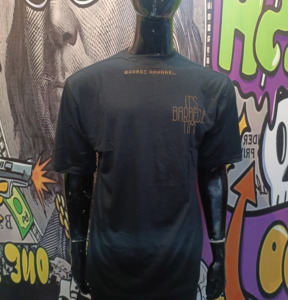 T-shirt en coton noir à manches courtes pour homme, coupe oversize, col rond, décontracté, uni, écologique, anti-UV, respirant, style urbain - Product Image 5