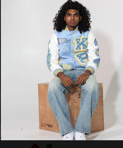 Blouson matelassé tendance DCY 2025 en cuir PU, style hip-hop, personnalisable avec logo, unisexe, respirant, col montant, simple - Product Image 2