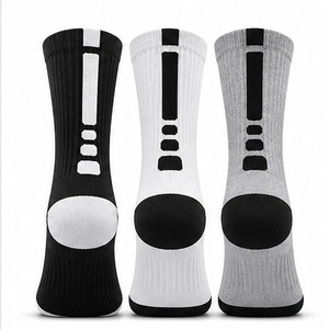 Chaussettes de sport basses pour hommes, rayées, écologiques, rembourrées, respirantes, pour le basketball et la course à pied – Grande Vente - Product Image 5