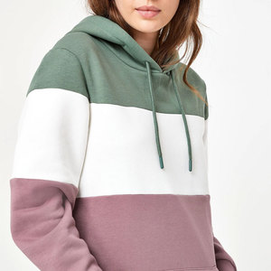 Sudadera con Capucha para Mujer, Nueva, de Invierno, Tejida, de Algodón y Felpa, Transpirable, Ecológica, con Forro, Color Sólido en la Parte Delantera, Servicio OEM - Product Image 5