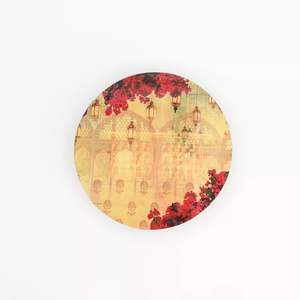 แท่นวางเค้กไม้สำหรับงานวันเกิด งานแต่งงาน งานปาร์ตี้ ฐานกลม ดีไซน์คุณภาพงานแฮนด์เมดจากธรรมชาติ แท่นวางเค้กที่ดีที่สุด - Product Image 3