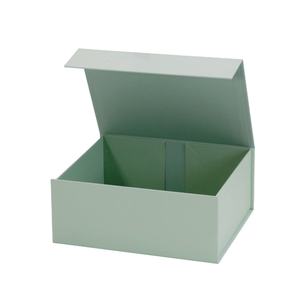 Caja de Regalo Magnética A5 Verde Oscuro Intenso, Caja de Embalaje Rígida Plegable, Lista para Enviar al por Mayor - Product Image 1