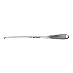 Curette 11 de ángulo inverso, tamaño 3, punta roma, acero inoxidable, mango hueco, instrumento quirúrgico ortopédico profesional manual para huesos - Product Image 3