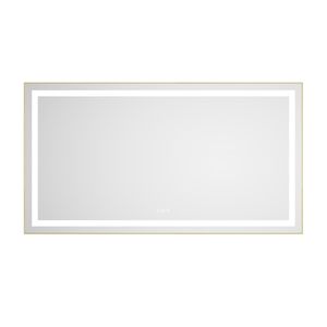 Specchio LED da Bagno 55 X 30 Pollici con Illuminazione Frontale e Posteriore, Montaggio a Parete, Cornice in Alluminio, Antiappannamento, Memoria, 3 Anni di Garanzia - Product Image 3
