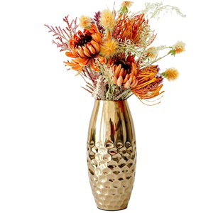 Nouvel Arrivage : Pot de Fleurs Décoratif d'Intérieur Style Élégant, Vase en Métal de Grande Qualité Fait Main pour Table de Salon - Product Image 6