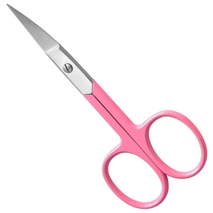 Ciseaux à cuticules professionnels de qualité supérieure avec logo personnalisé, lame droite, pointe acérée, en acier inoxydable et plastique, pour la beauté - Product Image 1