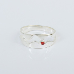 100% Natural <b>Garnet</b> Round Cut Vermeil Fine <b>Ring</b> Jewelry 925 Sterling <b>Silver</b> Wedding Wear Fine <b>Rings</b> Latest Designer Fine Jewelry - Product Image 6