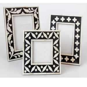 Cadre photo en os fait à la main de haute qualité décor à la maison décoration de mariage cadres élégants - Product Image 6