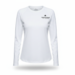 Custom Pickleball Long Sleeve Performance Tee OEM UV Protection UPF 50+ <b>Athletic</b> Sun Protection Quick Dry Sports Shirt OEM ODM - Product Image 1