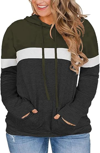 Women's Stylish <b>Long</b> <b>Hoodie</b> Solid Color Heavy Fleece Sweatshirt Warm Winter Pullover Oversized Casual Streetwear 2026 - Product Image 6