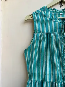 Women’s <b>Plus</b> <b>Size</b> Sleeveless Maxi <b>Dress</b> – Cotton Floral Printed <b>Boho</b> Style Loose Fit Casual Party Wear Long <b>Dress</b> Summer <b>Dress</b> - Product Image 3