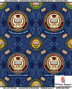 Custom African Wax Print Fabric Manufacturer University Anniversary Convention Uniform Celebration Fundraising Textile Supplier - Product Image 6