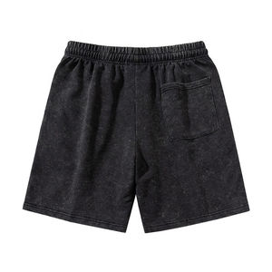 Ensemble court pour homme de haute qualité, 100% coton éponge, surdimensionné, léger, respirant, séchage rapide, décontracté, uni, été, service OEM - Product Image 2