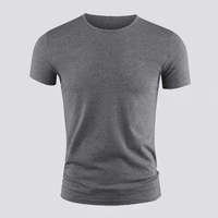 Chemises de compression sportives pour hommes de haute qualité, coupe ajustée, tricotées, manches courtes, séchage rapide, respirantes, motif 3D