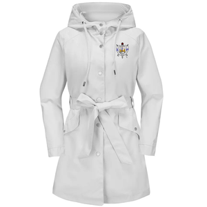 เสื้อแจ็คเก็ตกันลมแบบมีฮู้ด Sigma Gamma Rho ทรงหลวม กันน้ำ น้ำหนักเบา เหมาะสำหรับกิจกรรมกลางแจ้ง เสื้อกันฝนลำลอง ชุดกีฬา รับผลิตแบบ OEM ODM - Product Image 1