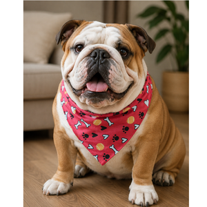 Bandana pour chien personnalisé de qualité supérieure, tissu doux de haute qualité, confortable, élégant, durable, accessoire de mode pour animaux de compagnie - Product Image 1