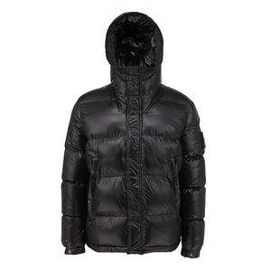 Veste d'extérieur pour homme de haute qualité, brillante, imperméable, coupe-vent, épaisse, avec poches, fermeture éclair intégrale - Product Image 4
