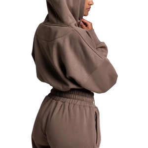 Conjunto de pantalones de chándal con capucha y forro polar de algodón unisex, chándal de invierno de talla grande, diseño personalizado, estampado, transpirable, 2026 - Product Image 1